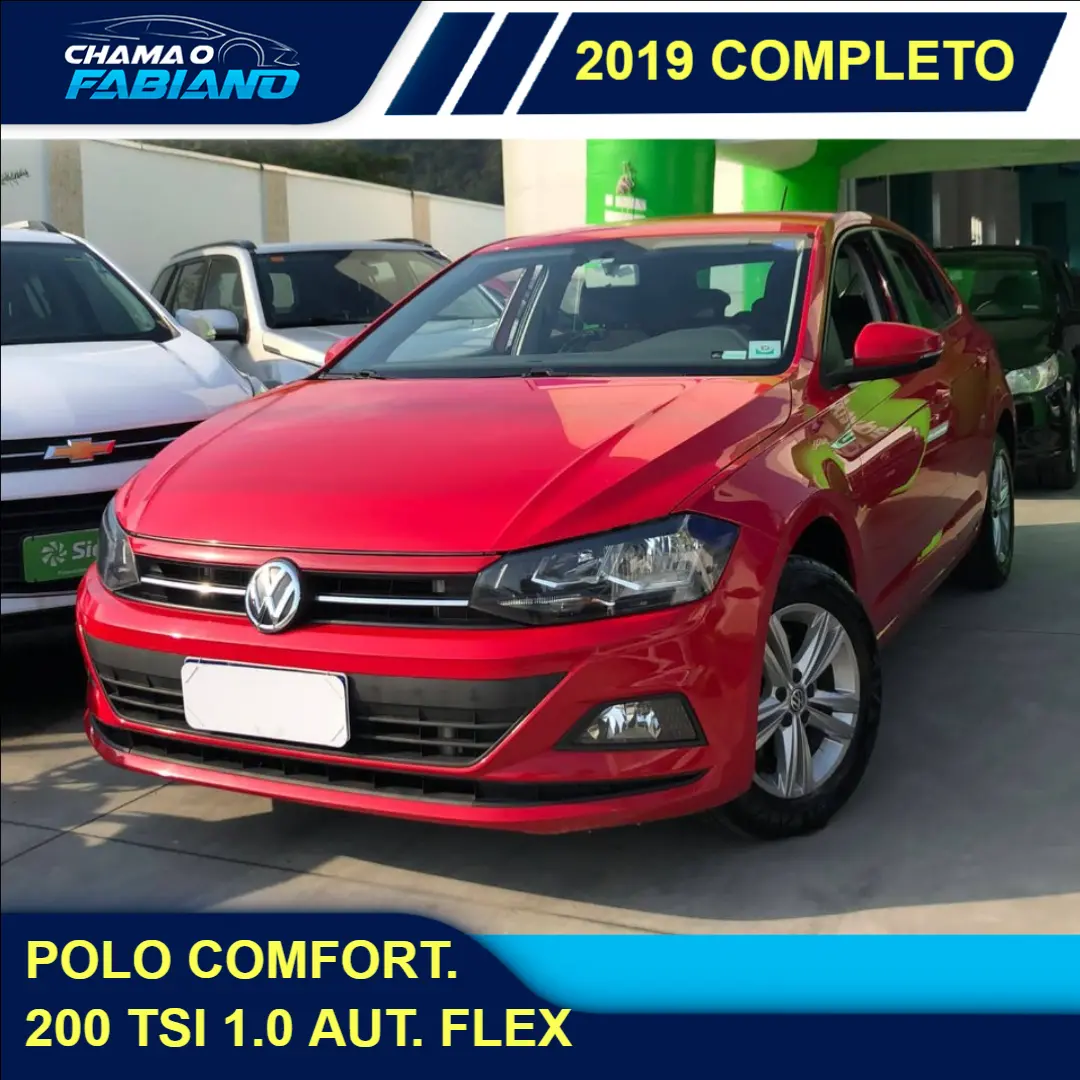 Volkswagen polo Hatch 1.0 12v 4p 200 Tsi Comfortline Automático 2019