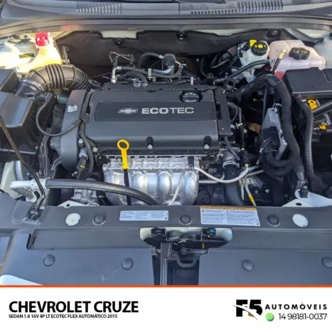 CHEVROLET Cruze Sedan 1.8 16V 4P LT ECOTEC FLEX AUTOMTICO, Foto 15