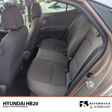 HYUNDAI HB 20 Sedan 1.0 12V 4P FLEX VISION, Foto 9