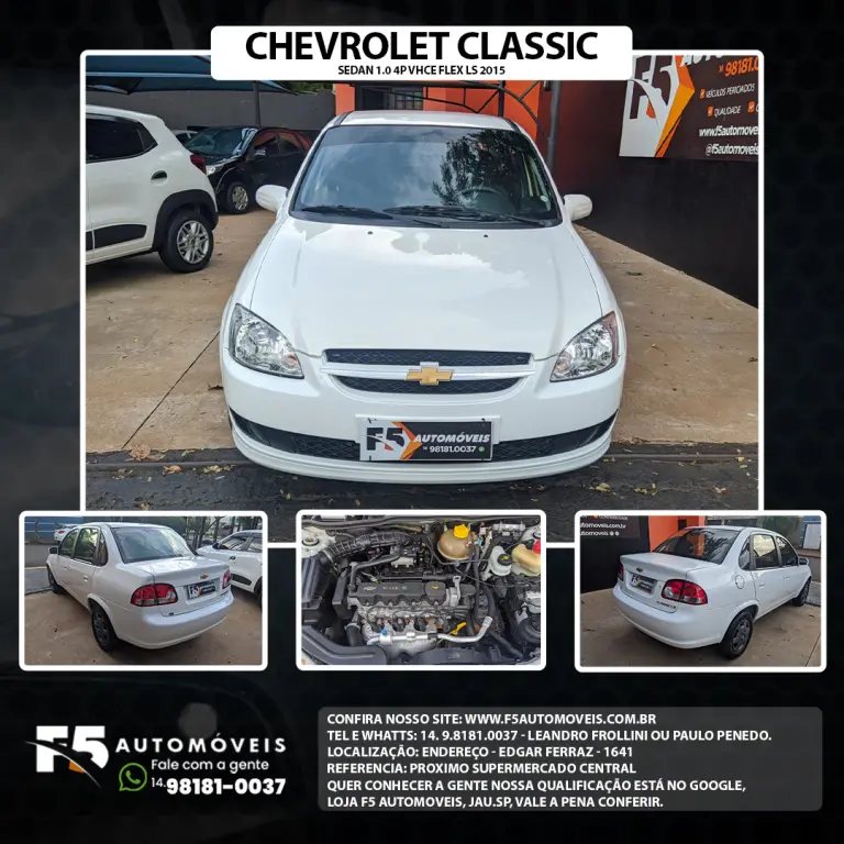 Chevrolet classic Sedan 1.0 4p Vhce Flex Ls 2015