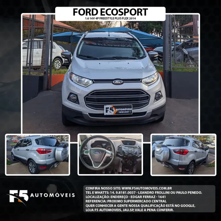 Ford ecosport 1.6 16v 4p Freestyle Plus Flex 2014