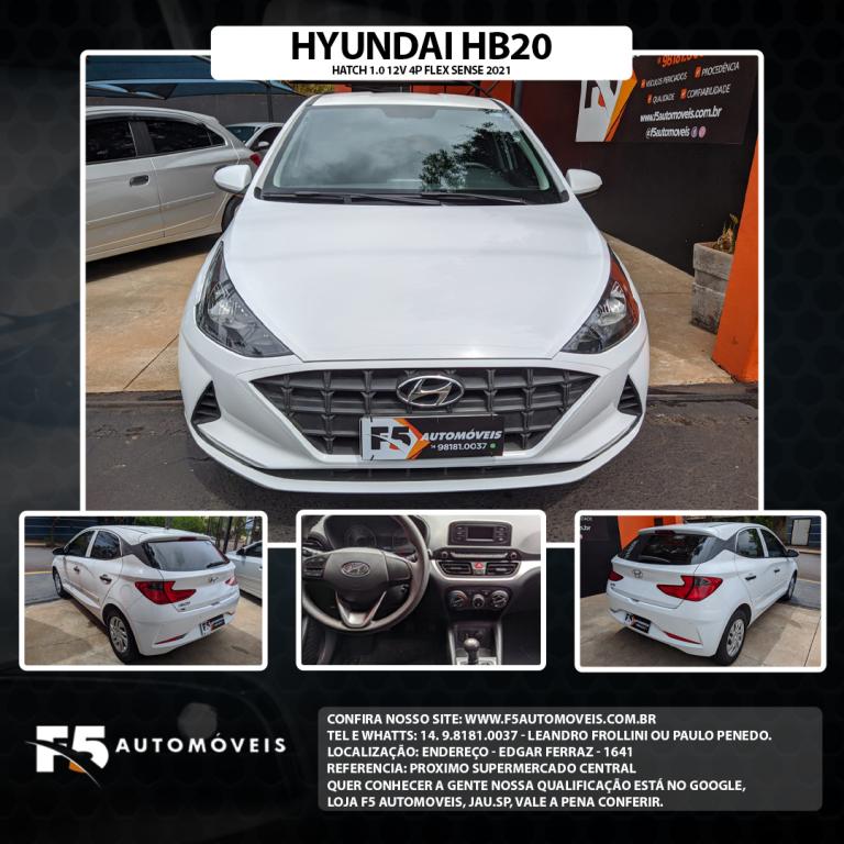 Hyundai hb 20 Hatch 1.0 12v 4p Flex Sense 2021
