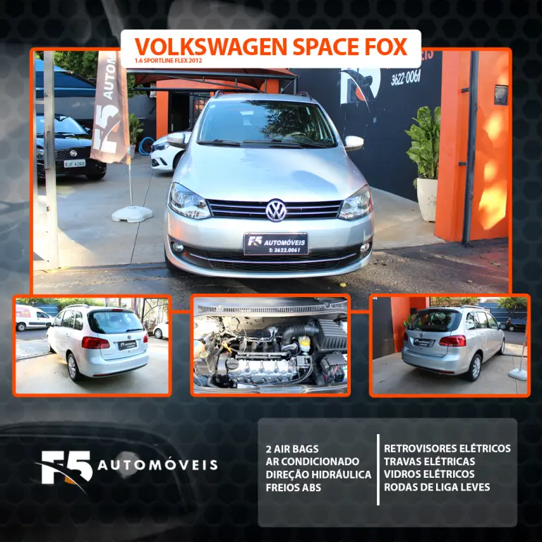 Volkswagen space Fox 1.6 4p Flex Sportline 2012