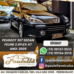 PEUGEOT 307 Sedan 2.0 16V 4P FLEX FELINE AUTOMTICO