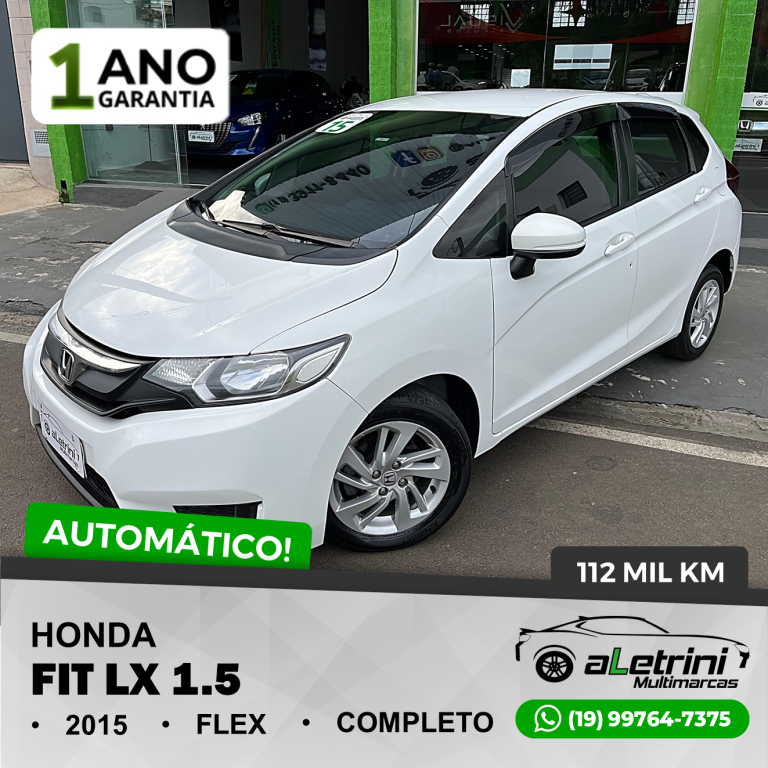 Honda fit 1.4 16v 4p Lx Flex Automático 2015