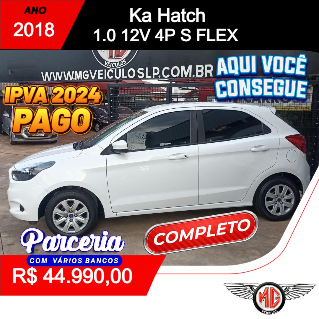 Ford ka Hatch 1.0 12v 4p S Flex 2018