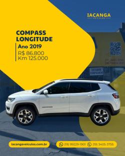 JEEP Compass 2.0 16V 4P LONGITUDE FLEX AUTOMTICO