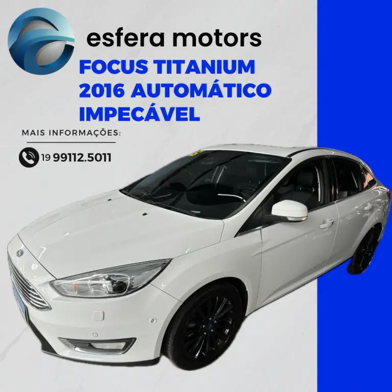 Ford focus Sedan 2.0 16v 4p Flex Titanium Automático 2016